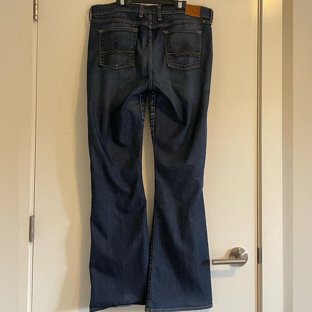 Vintage Lucky Brand Darkwash Sofia Boot Jeans